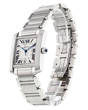Cartier Tank Francaise Hombres Grandes W51002Q3 Replica Reloj - Haga un click en la imagen para cerrar